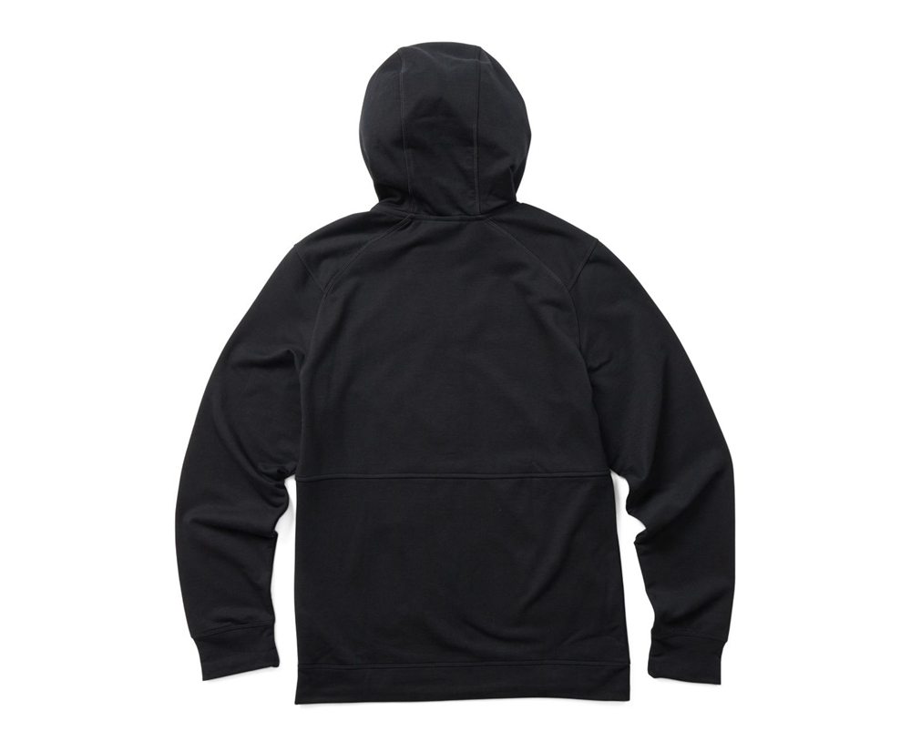 Merrell Jackets Black - Timber Full Zip Hoody - Mens 65IVNGZSY
